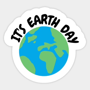 It's Earth Day Sticker